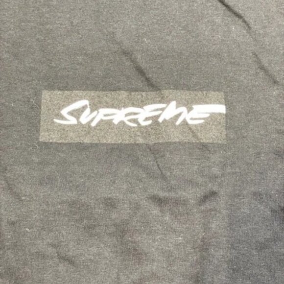 NEW SUPREME Men's Tee Futura Box Logo T-Shirt Size L Black - Picture 5 of 8